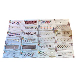 Assorted Indian Bindi Kumkum Forehead Sticker Big Pack #P1