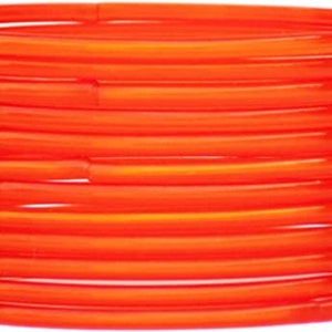 12pc Indian Plain Glass Bangles Churiyan Chudiyan Set Available In Different Sizes and Color Orange