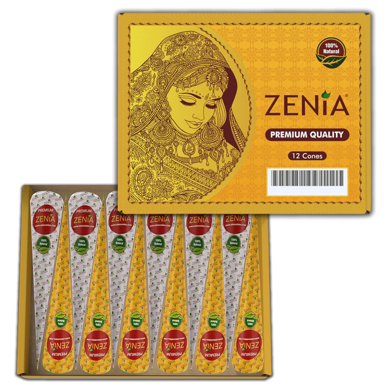 Zenia Premium Henna Cones 35g