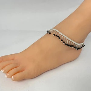 M-10 Pair of Anklets Payal Indian Jewelry