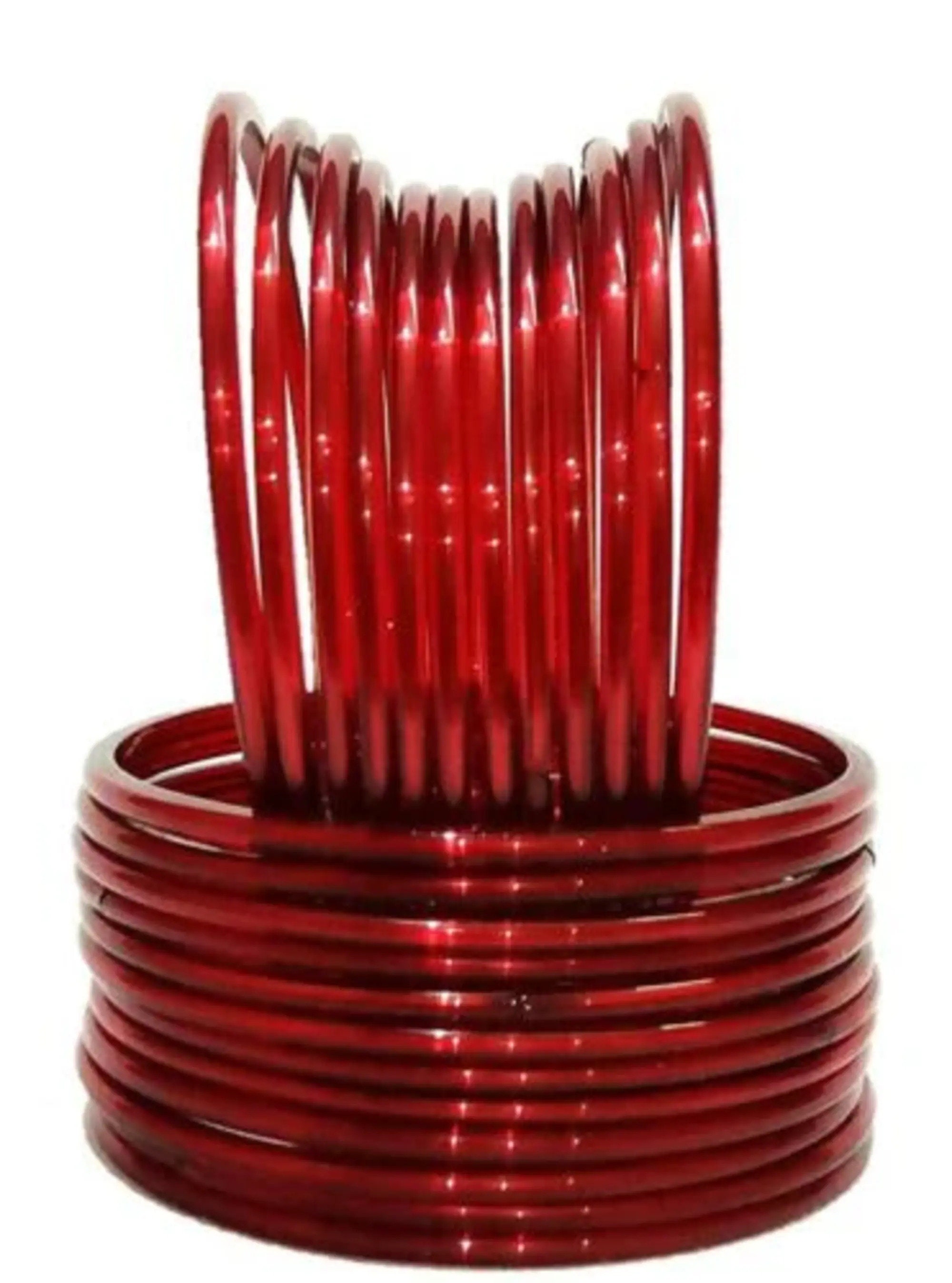 Plain red hotsell bangles
