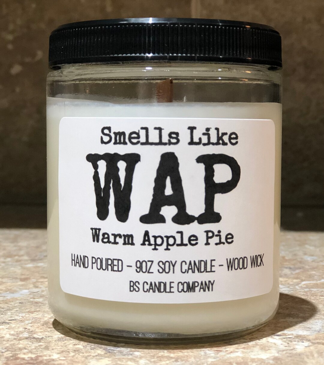 WAP Funny Inappropriate Candles Soy Wax Wood Wick Valentines Etsy