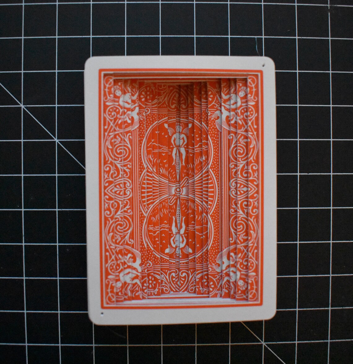 Playing Card Sculpture Etsy