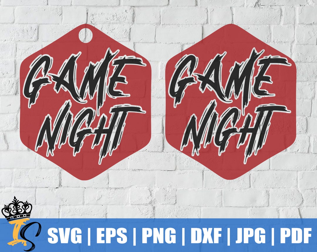 Game Night Svg Comercial Use Instant Download Printable Vector Clip Art