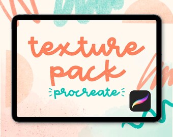 Set di pennelli Texture Procreate: pennelli per iPad Grain & Shader (download digitale)