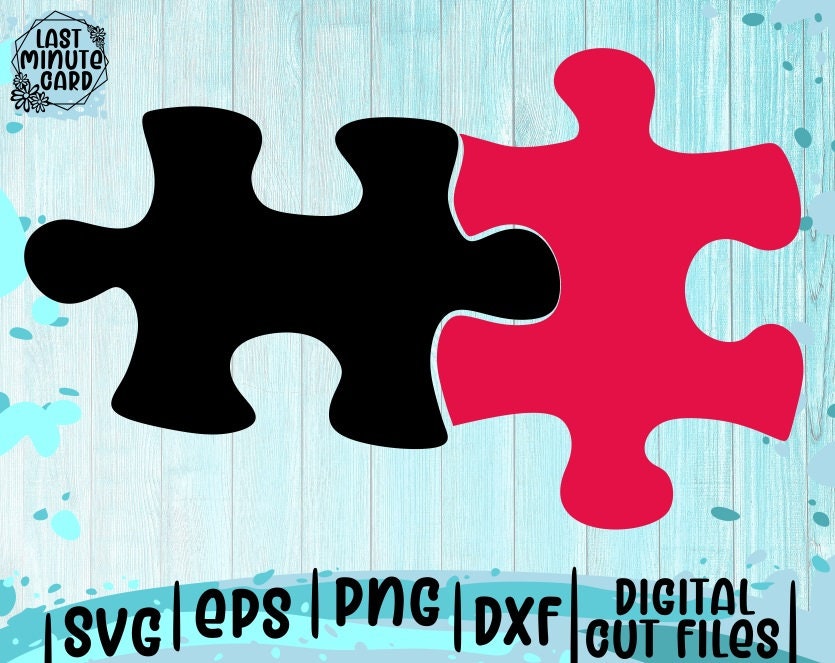 Autism Puzzle Piece SVG