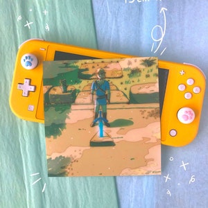 BOTW Link art print | The legend of Zelda breath of the wild | korok forest master sword | bedroom decor | 5x5 inches | unique gift wall