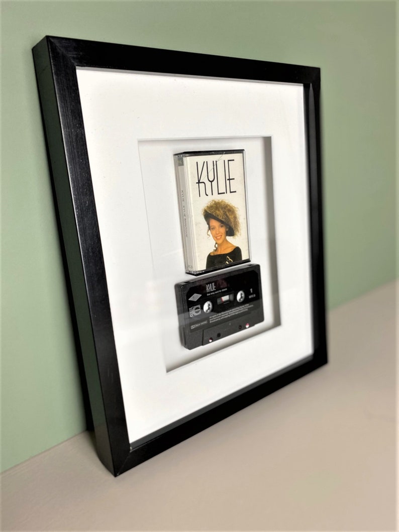 Framed Vintage Cassette Print Original Music Lover Art Pop Princess Music Kylie Minogue Kylie Album Cassette Art Pop Music Print