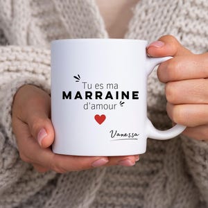 Godmother Mug - Personalized Mug - Godmother Gift - Godmother Request - Birth Gift Idea - Godmother