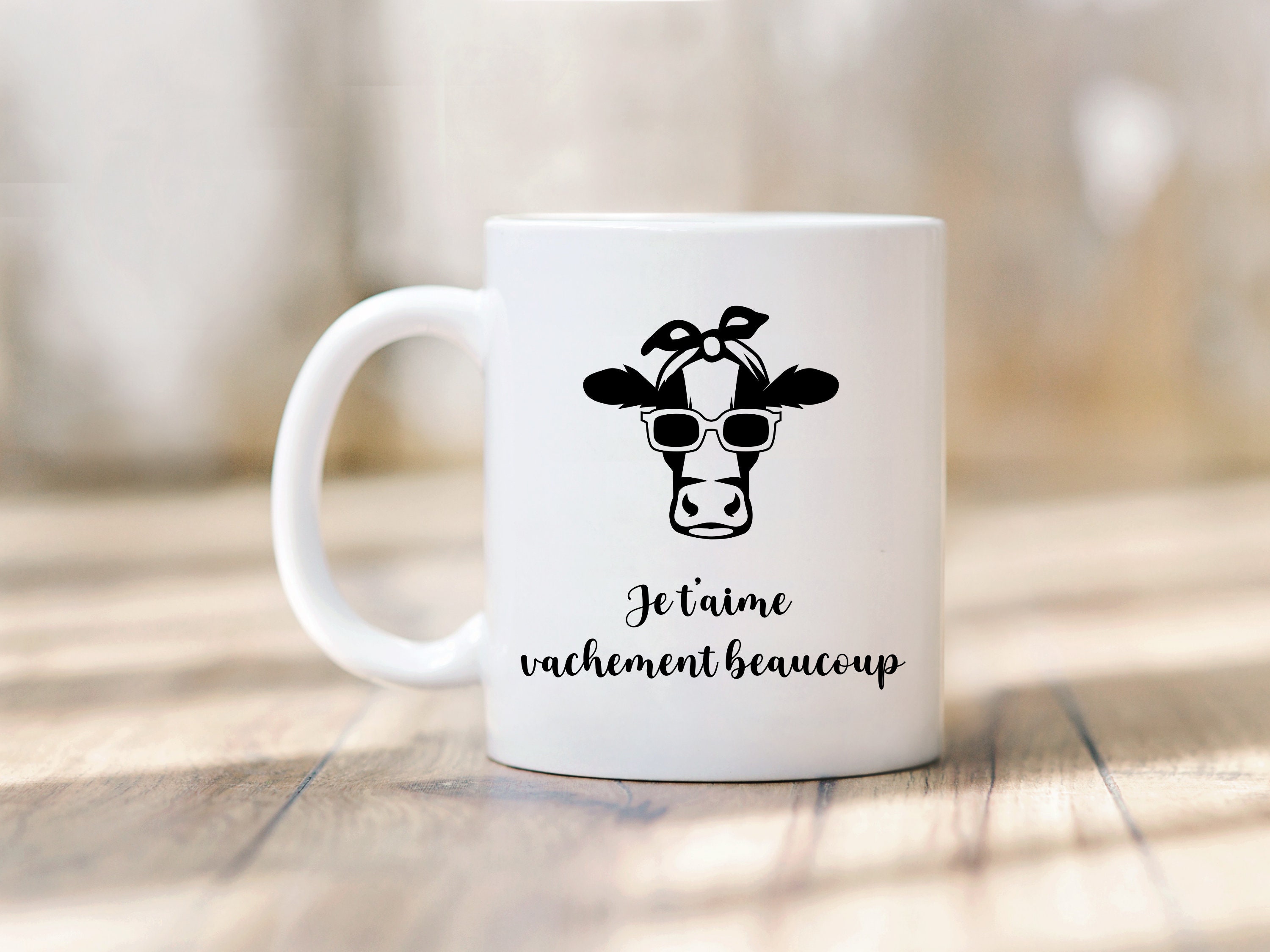 Mug Vache Je T'aime Vachement Beaucoup