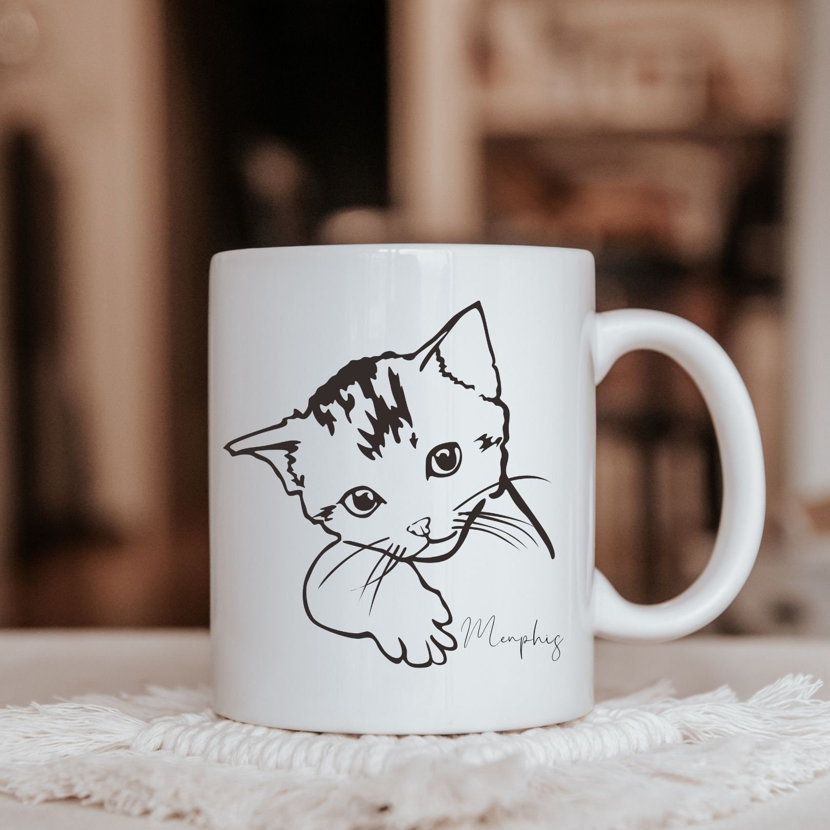 Mug Petit Chat Joueur à Personnaliser