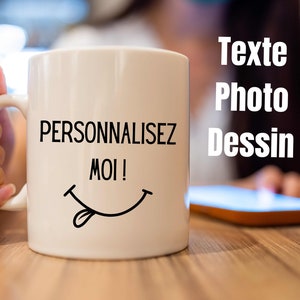 Mug Personnalisez moi Mug personnalisé Idée Cadeau Cadeau Personnalisé Anniversaire Amour Surprise Mug Photo Mug Message image 1