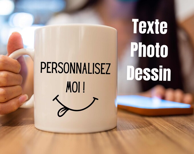 Mug Personnalisé "Message Confus Anniversaire Boris" – Céramique Blanche