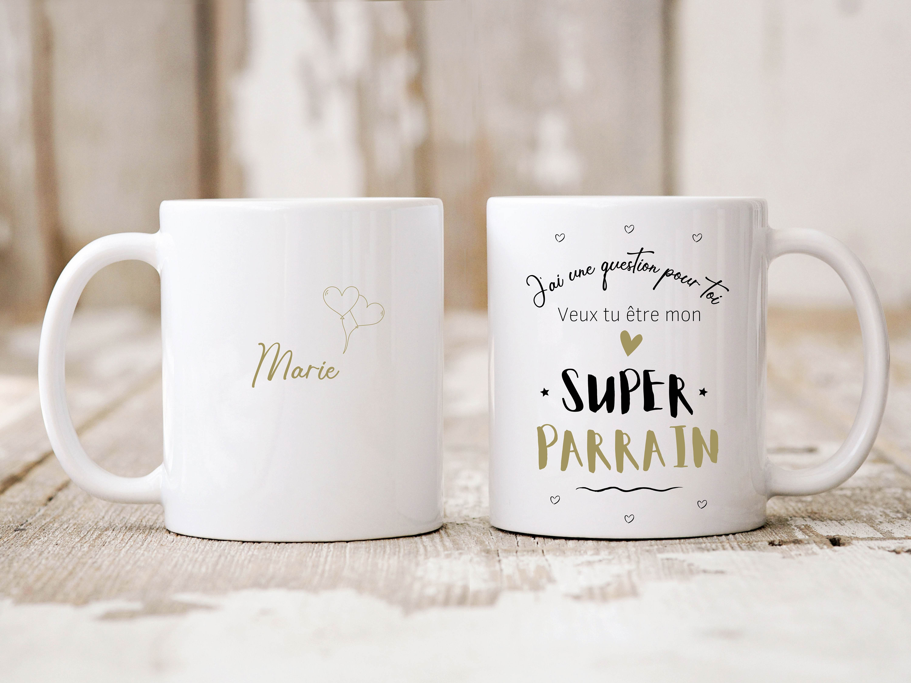 Mug “Mon Parrain d'amour” – Cadeau Parrain