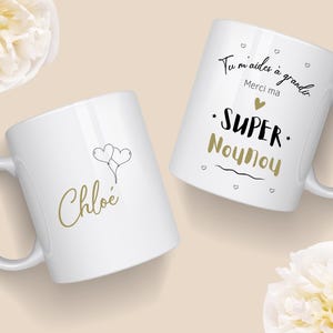 Mug Thank you my Super Nanny - Personalized Nanny Gift - Nanny - Nanny Gift Idea