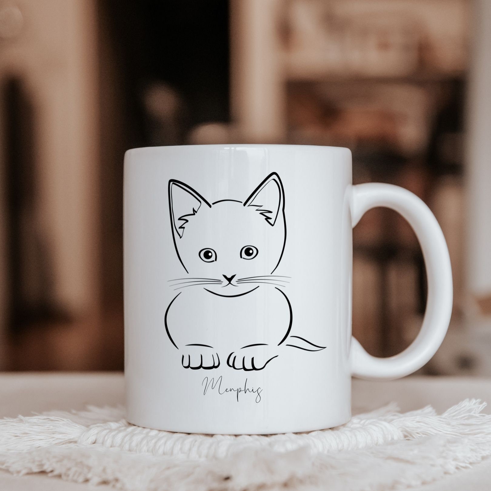 Mug Mon Joli Petit Chat à Personnaliser