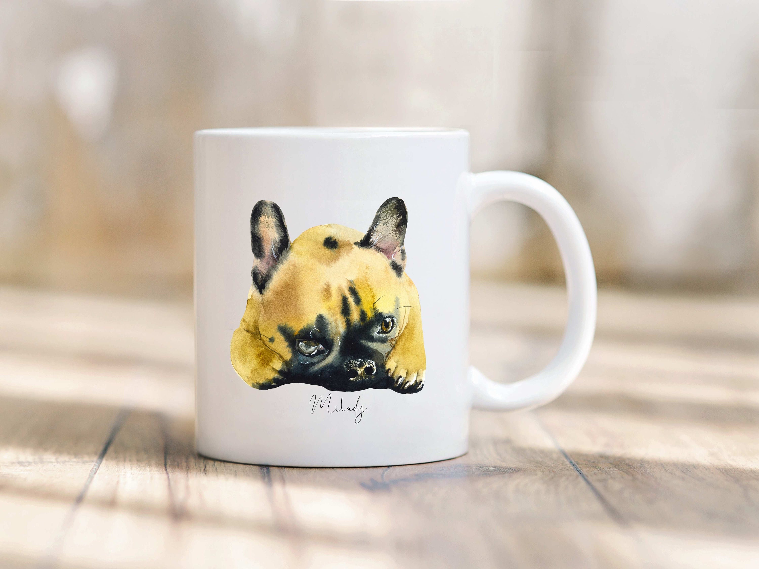 Mug Bouledogue Français French Bulldog à Personnaliser