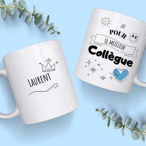 Mug For the best colleague - Personalized mug - Colleague gift - Birthday gift -