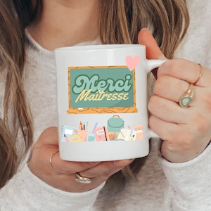 Taza de regalo de agradecimiento para el maestro - idea de regalo para el maestro de la escuela - maestro - gracias maestro