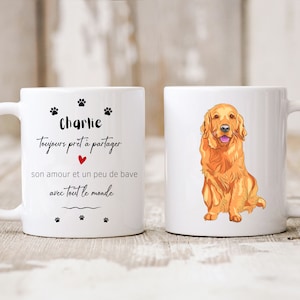 Golden Retriever Mug - Golden Retriever- Personalized Golden Retriever Mug- Dog Gift - Birthday Gift -Mug-