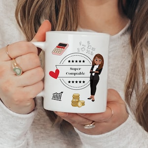 Super accountant mug for women - accountant gift idea - accountant thank you