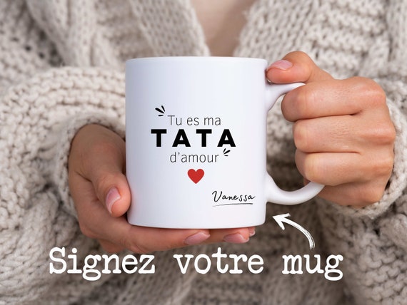 Mug Tata Mug d'Amour Cadeau Tata Cadeau Personnalisé Demande Tata Cadeau  Naissance -  France