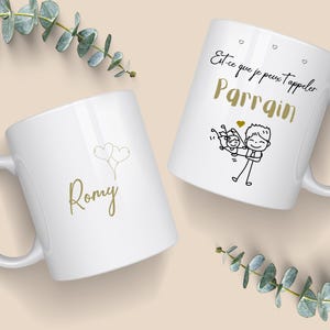 Godfather Mug - Personalized Mug - Godfather Gift - Godfather Request - Birth Gift Idea - Godfather