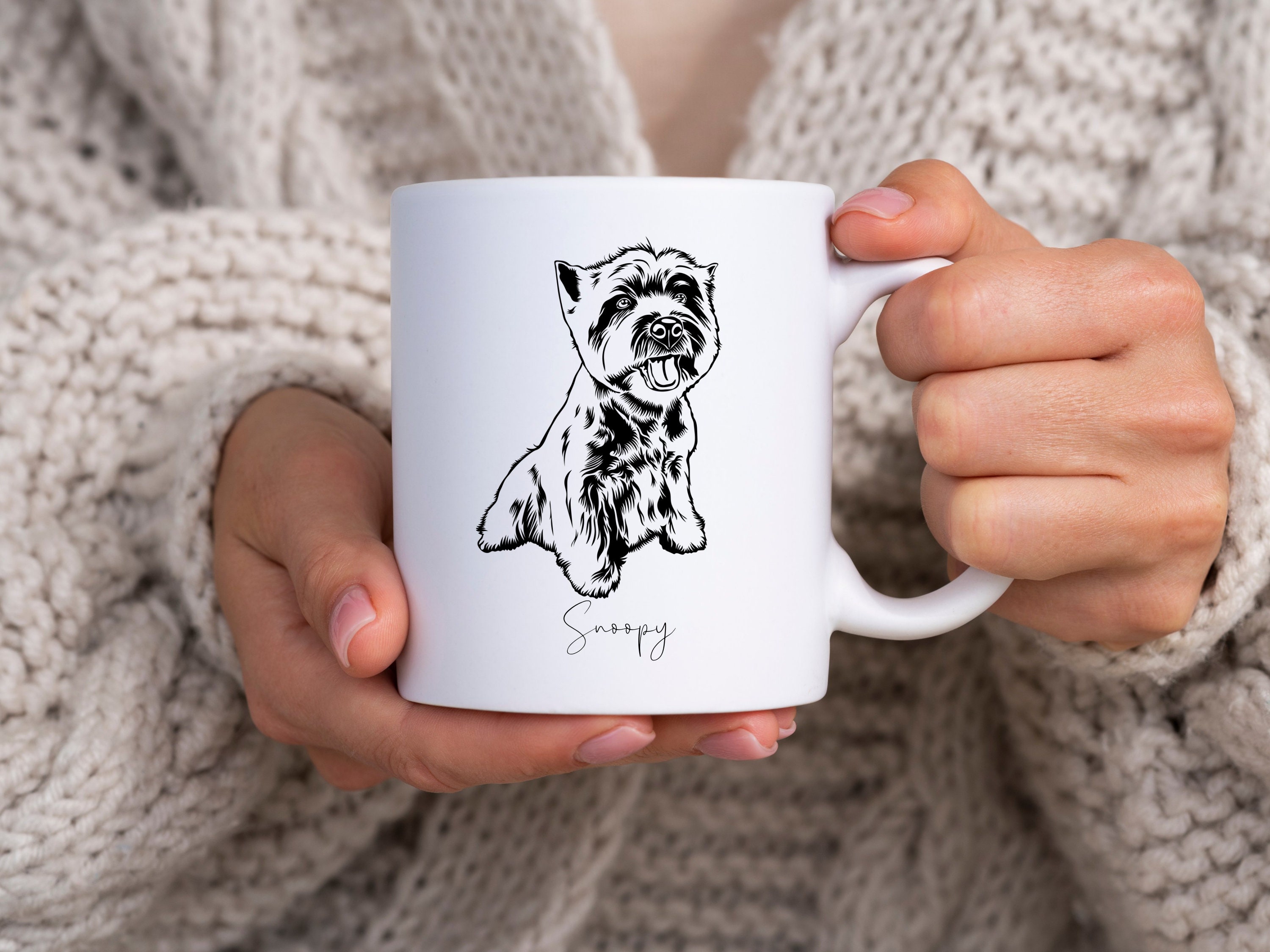 Mug Chien Westie West Highland White Terrier à Personnaliser