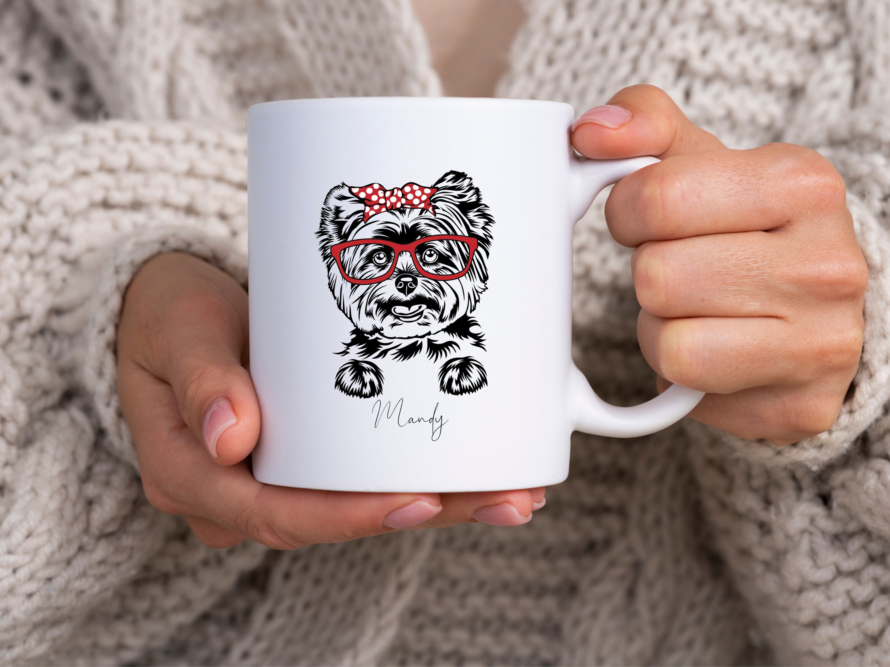 Mug Chien Yorkshire