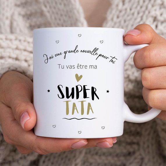 Mug Super Tata - Aunt - Birth Gift - Birthday Gift 