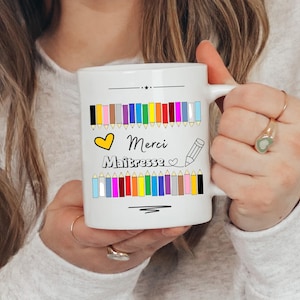 Taza de regalo de agradecimiento para el maestro - idea de regalo para el maestro de la escuela - maestro - gracias maestro