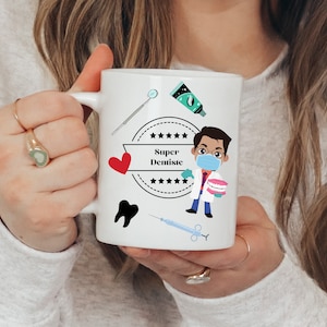 Super dentist men&#39;s mug - dentist gift idea - dentist thank you