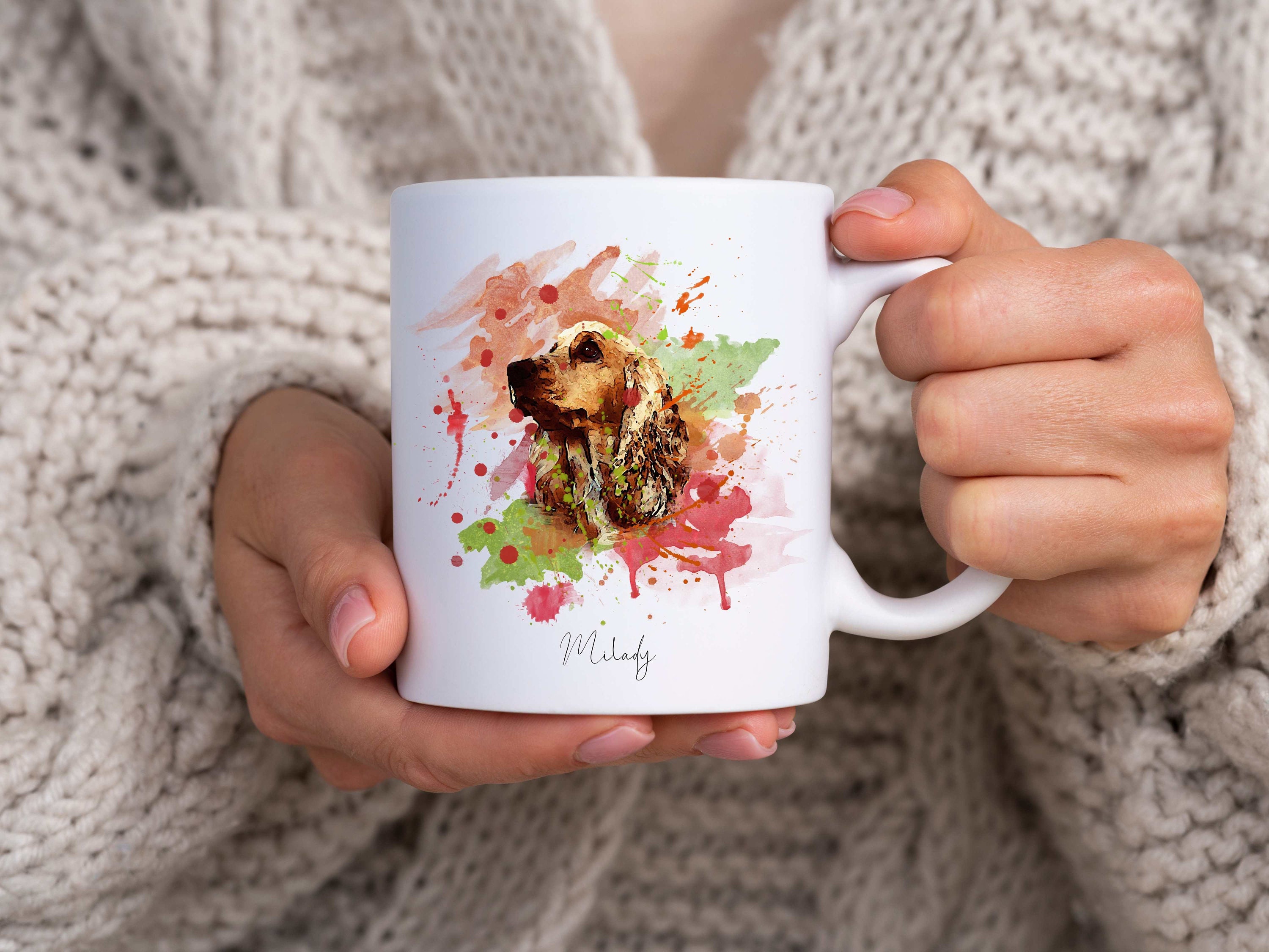 Mug Chien Cocker à Personnaliser