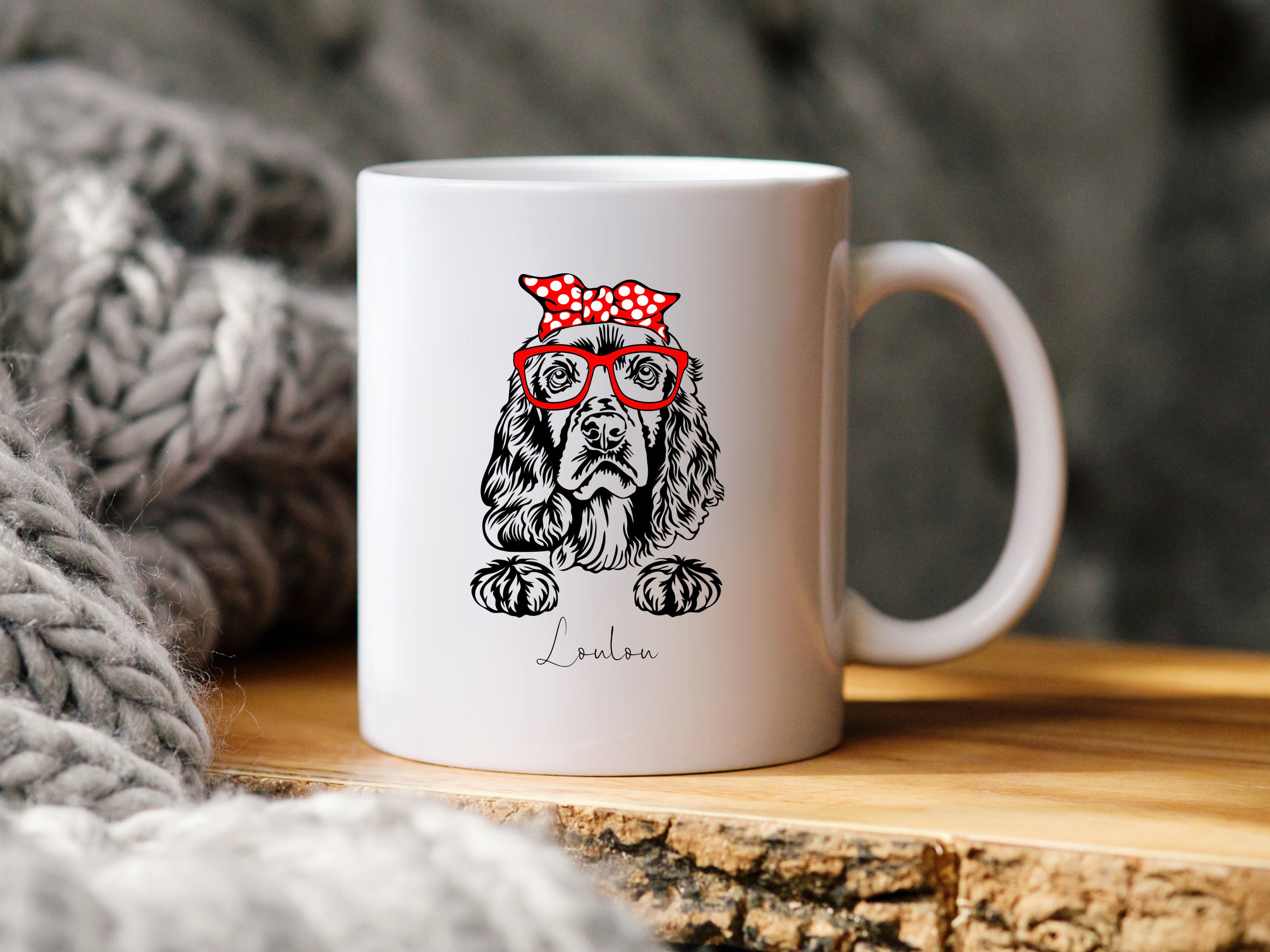 Mug Chien Cocker Lunettes