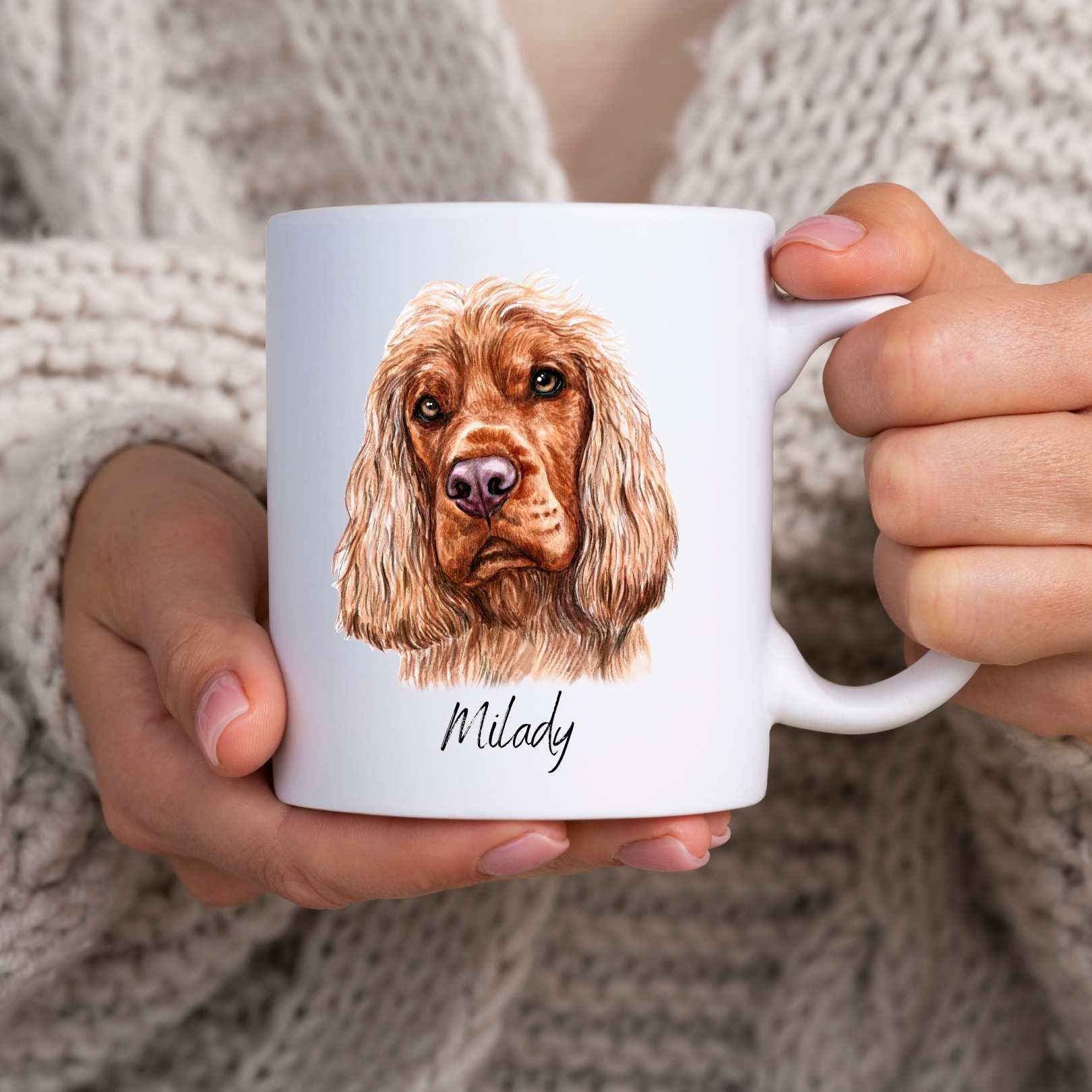 Mug Chien Cocker Anglais avec L'option Personnalisation