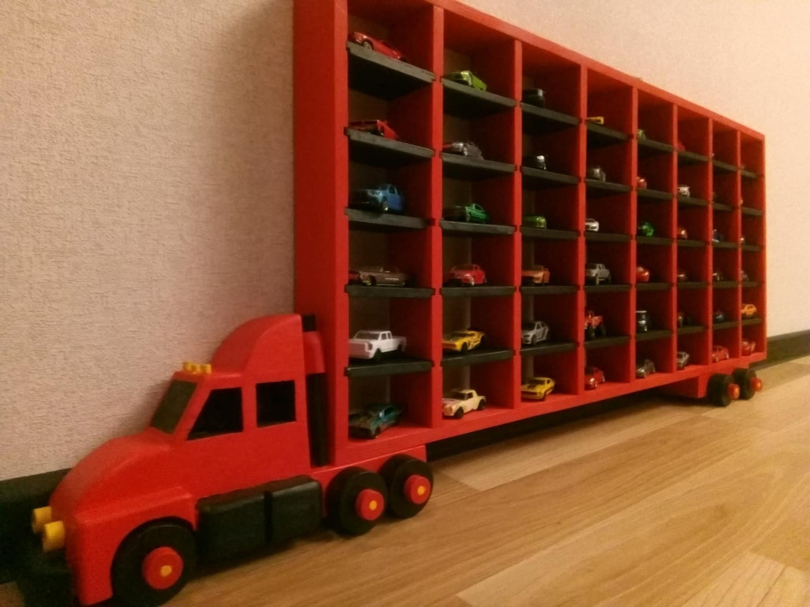 20 Genius Toy Storage, Toy Car Garage, Parking Garage, Big Rig Shelf