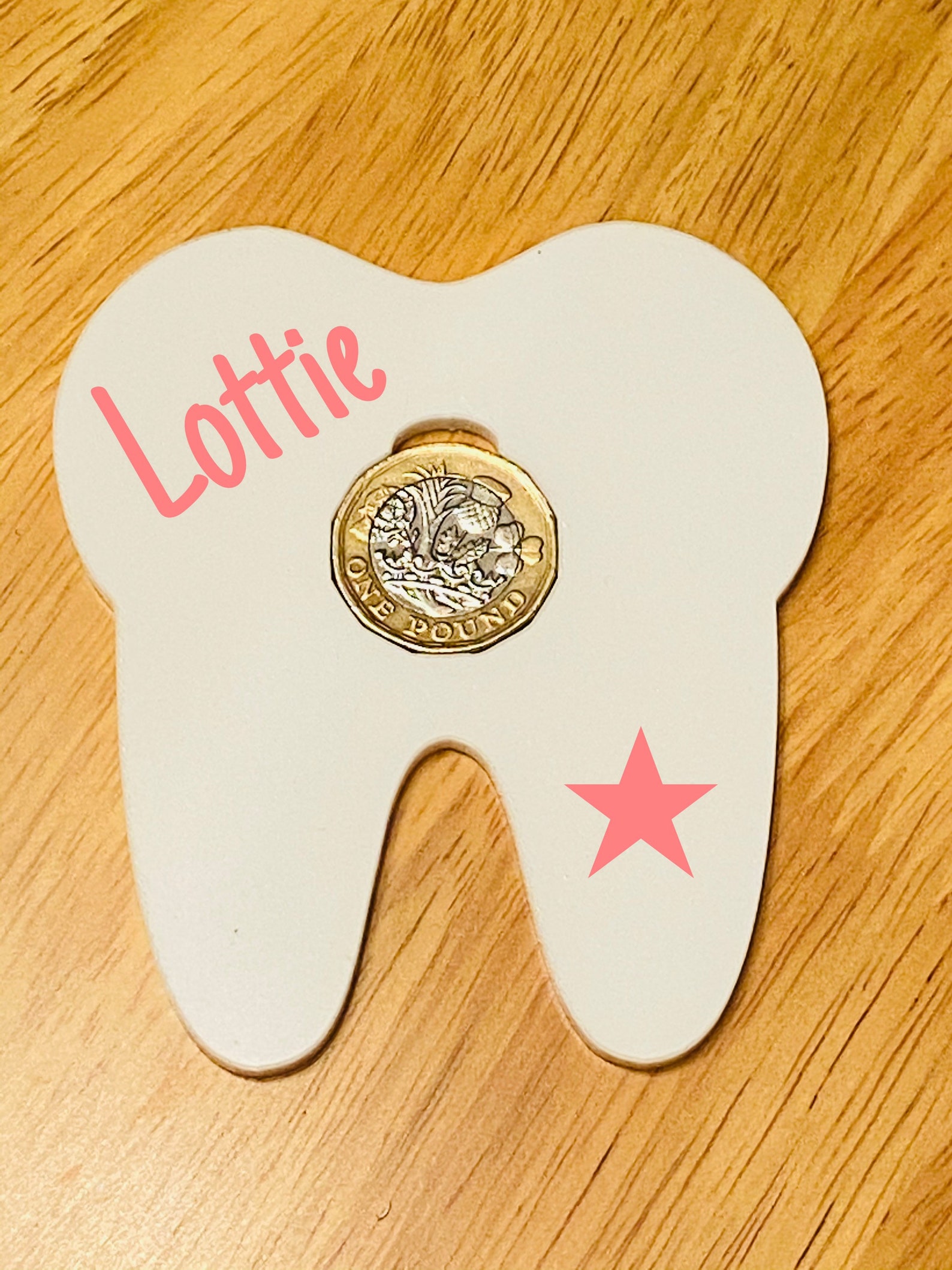 Personalised Tooth Fairy Coin Holder Etsy