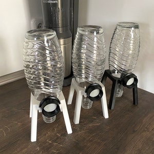 Bottle holder drainer Sodastream Crystal glass bottle drainer 3D printing