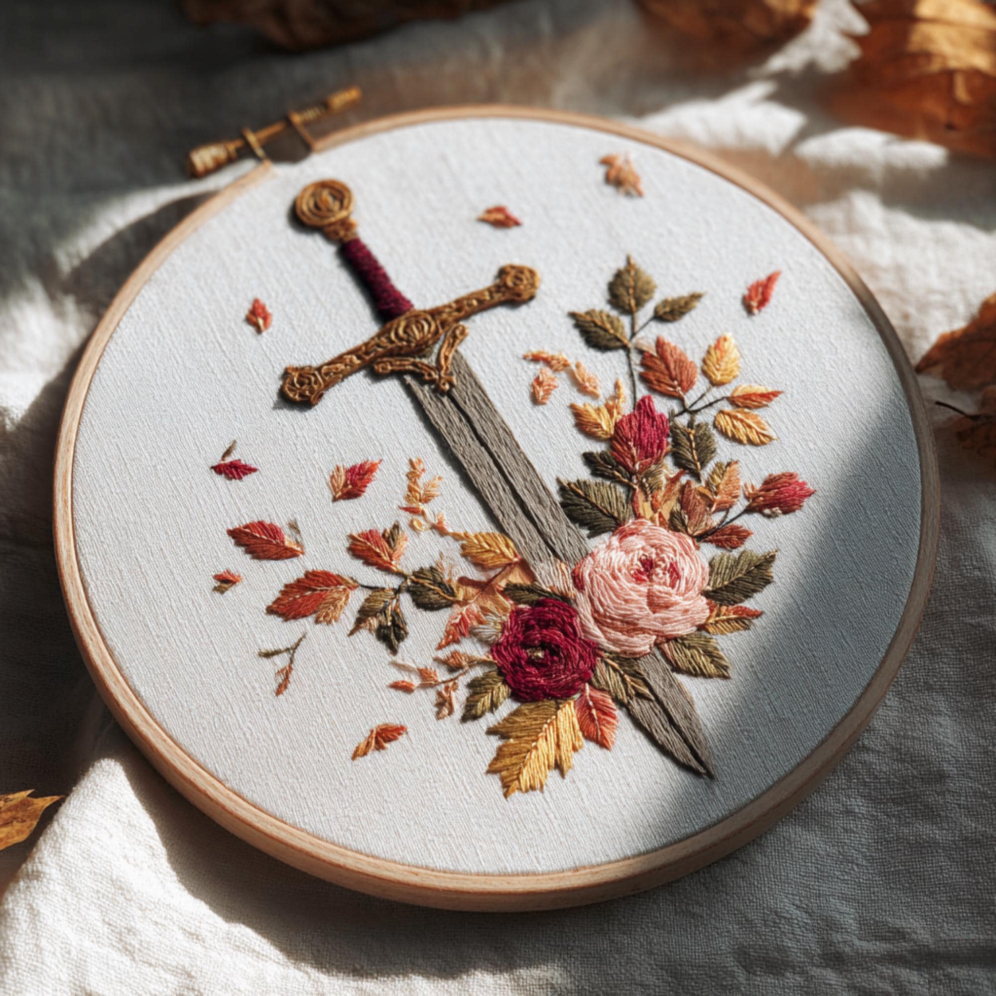 Sword With Roses Printable Sword & Roses Embroidery Pattern: Fantasy Books, Dark Romance, Fantasy ...
