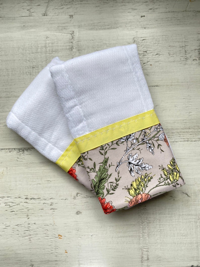 Set of 2 Baby Burp Cloths