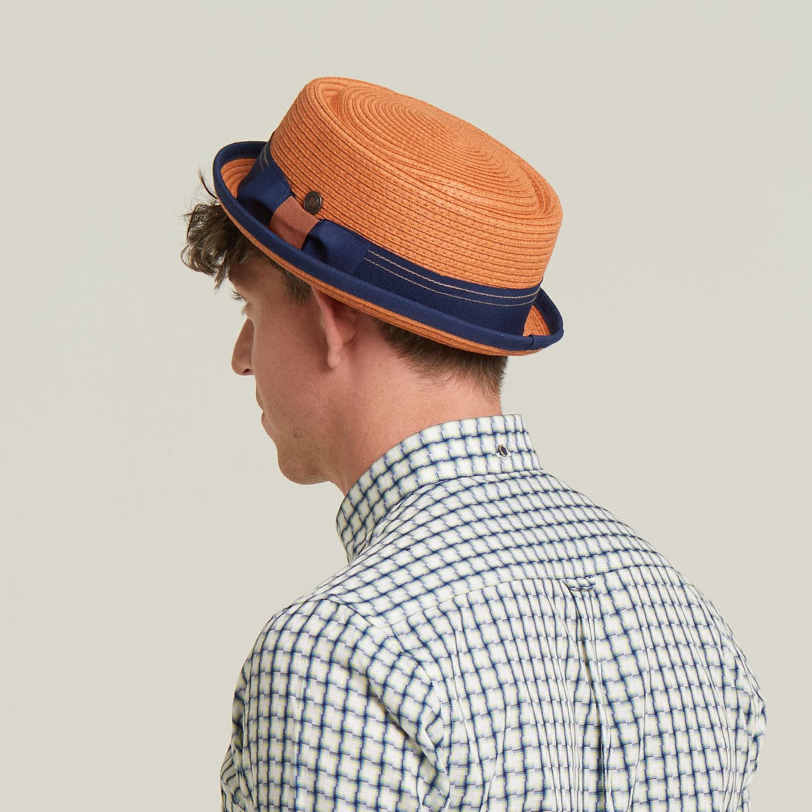 帽子 marihoja Vintage Raffia Pork Pie Hat] Bamboo Mowbray Pork Pie Hat – Village Hat Shop