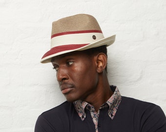 VERONA - Vino - brown hat-red hat-fedora hat-sun hat-summer hat-two tone hat-trilby hat-mens hat-women hat-crushable hat