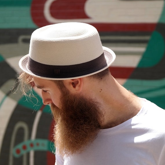 Dasmarca-bobby-ivory-white Porkpie Hat-retro Porkpie-two  display picture 1