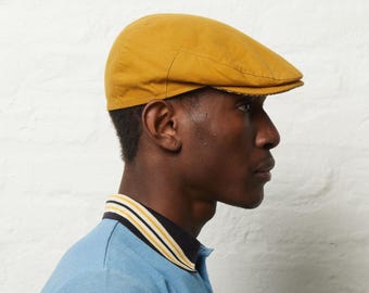 Dasmarca FINLEY Italian waterproof newsboy cap - Dijon