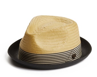 Dasmarca  Otis Honey Yellow Lightweight Summer Two Tone Paper Straw Hat For Men And Women