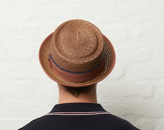 Strohhut Pork Pie Style - Sommer Fedora Für Herren & Damen
