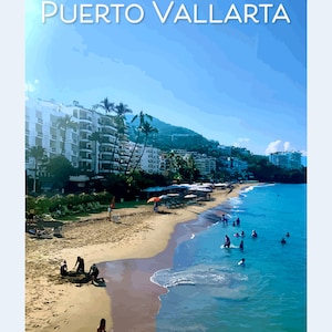 Puerto Vallarta Travel Poster