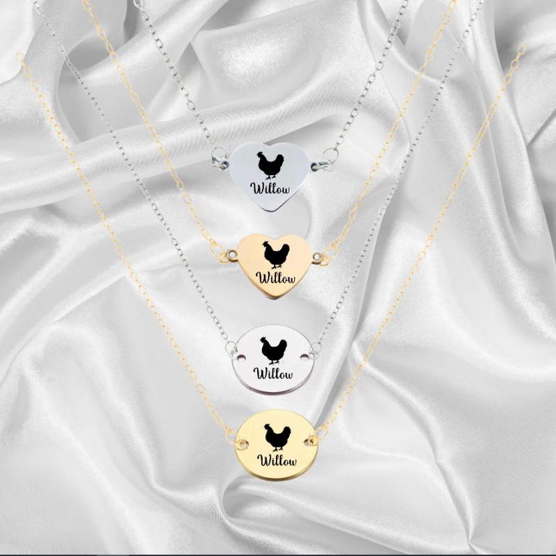 Chicken Necklace - Etsy