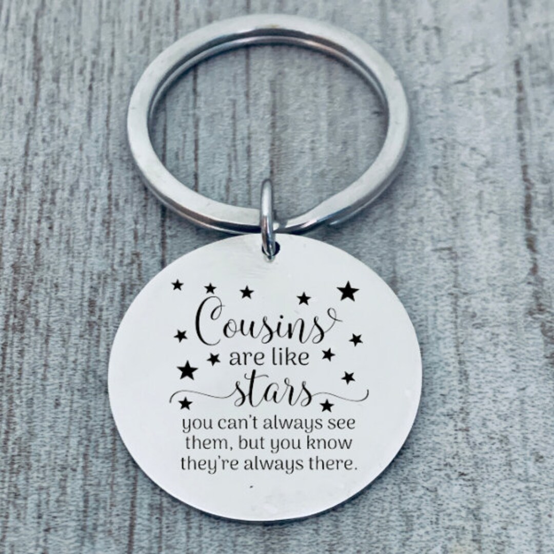 Cousin Gift, Cousins Are Like Stars, Cousin Crew Keychain, Cousin