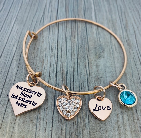 Not sisters by blood but sisters by heart jewelry deals